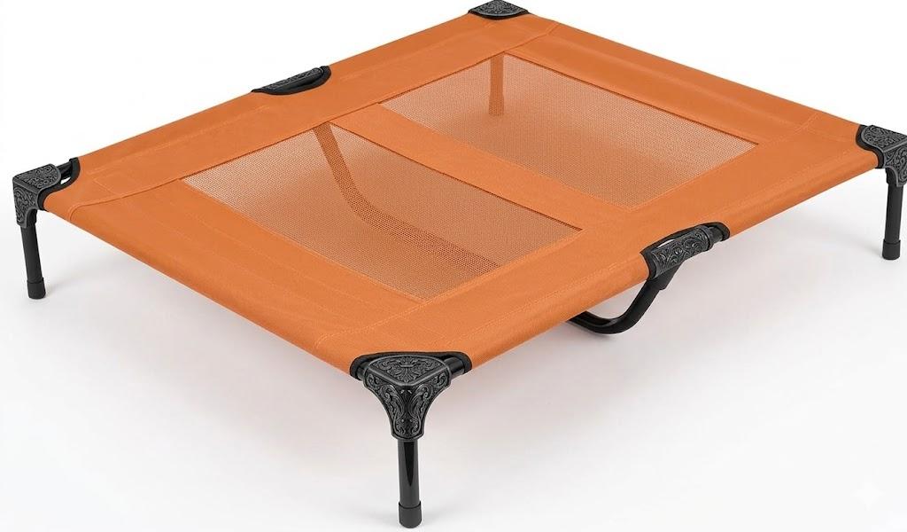 Dog Cot | 36 x 30 | Elevated Dog Bed | Cool Breathable Mesh | Indoor or Outdoor Use | Medium