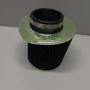 Rtunes Racing Universal Clamp-On Air Intake Filter Dry Washable Cone Air Filter Replacement for Car Truck SUV Engine Air Cleaner (2.75")