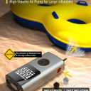 AZUNO 2-in-1 Electric Air Pump for Inflatables, 150 PSI Battery USB Rechargeable Fast Cordless Portable Air Mattress Pump, Suit for Air Mattress, Bed Pool Toys, Swimming Ring, Floats & Tires