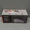 Mueller Vegetable Chopper Mandoline Slicer, Food Veggie Chopper, Cheese Grater, Onion Vegetable Cutter with Container, Dicer, Kitchen Gadgets & Essentials, White Sand/Grey (6 Blade)