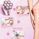 Electric Razors for Women, 7D Shavers for Women with LED Display, Rechargeable Waterproof Electric Shaver, 5-in-1 Multi-Function Body Hair Shaver Grooming Kit for Legs/Face/Armpits/Bikini(Pink)