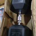 CAP Barbell Coated Hex Dumbbell Weight - Single 70 lbs