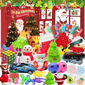 Fidget Advent Calendar 2025,Christmas Countdown Advent Calendars with 24 Days of Surprises Fidget Toys Bulk,Sensory Toy Stocking Stuffer Gifts Xmas Party Favors Surprise Gifts For Boys Girls
