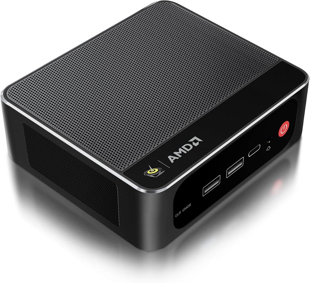 Beelink SER5 MAX Mini PC,AMD Ryzen 7 6800H(up to 4.7 GHz,8C/16T), Mini Computer 32GB LPDDR5 RAM 1TB PCIe4.0 SSD, 4K Triple Display, WiFi 6, BT 5.4,RJ45 2.5G LAN, Win 11 Pro