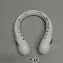 Neck Fan, Personal Fan with LED Display, USB-C Rechargeable, 4000mAh-Battery, 3-Speed Adjustment & Whisper-Quiet Operation, Perfect for Home, Travel, Sports (White)