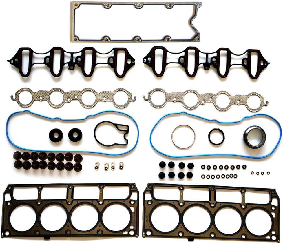 HS26191PT Cylinder Head Gasket Kit for Chevy Silverado 1500/for GMC Sierra/for Cadillac Escalade 4.8L 5.3L V8 Engines - OE-Compliant Seal Replacement