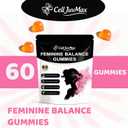 Women's Probiotic Gummies for Feminine Health & Balance, Natural Pineapple Flavor, Digestive Support, 60 Count (1)