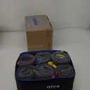 4Monster 4 Pack Microfiber Camping Towel Quick Dry, Super Absorbent Travel Towel with Waterproof Bag, Lightweight Boat Towel for RV, Sport, Gym, Beach, Pool, Swim,Family Trip (6-navy)