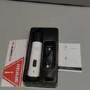 Casfuy Dog Nail Grinder Upgraded - Professional 2-Speed Electric Rechargeable Pet Nail Trimmer Painless Paws Grooming & Smoothing for Small Medium Large Dogs & Cats (White)