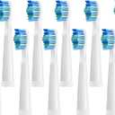 10 Pack Toothbrush Replacement Heads Compatible with Fairywill FW-D1/ D3/ D7/ D8/ 507/ 508/ 551/ 917/ 959, ATMOKO, Gloridea, Sboly, WOVIDA, YUNCHI Sonic Electric Toothbrushes - White