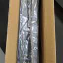 71" Extra Long Dog Ramp for Large Dogs, Heavy Duty Metal Frame Pet Ramp for High SUVs, Trucks and Cars, Portable Folding Travel Dog Ramps with Safety Latch, Supports up to 350lbs (Black)