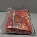 Likiyol Christmas Area Rug 5x7 Rugs for Living Room Soft Washable Bedroom Rug Non Slip Snowflake Xmas Throw Rugs Winter Checkered Christmas Carpet for Dining Room, Holiday Decor, Low Pile, Red Gold