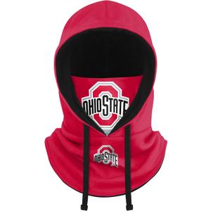 FOCO NCAA unisex-adult Ncaa Team Logo Drawstring Winter Cap Hooded Gaiter Balaclava Face Cover (One Size)