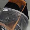 Dog Car Seat for Small/Medium Dogs, Elevated Dog Booster Seat Memory Foam Puppy Car Seat with Washable Cover, Travel Safety Pet Seat for Car with Storage Pockets Up to 35 lbs (Black/Brown)