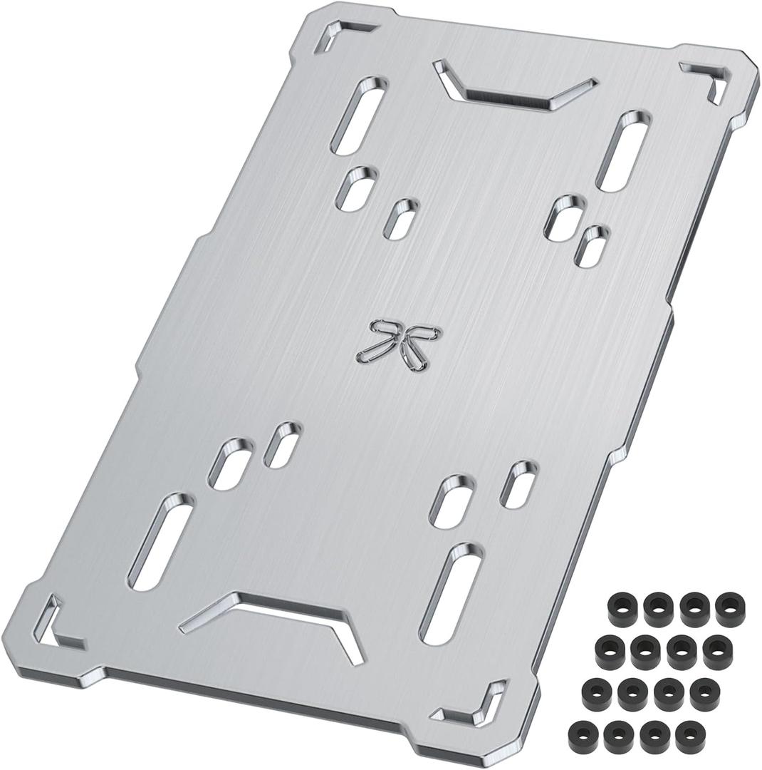 Engine Mounting Plate, Motor Mount Plate Replacement for Predator 212 224 196cc 79cc 97cc Engine Coleman CT200U CT200U-EX BT200X CT100U CC100X Baja MB200 DB30 Axis M200 Mini Bike Go Kart Parts