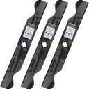 GICOOL 942-04053C Cub Cadet 50 Inch Mower Blades for Zero Turn Riding Mower RZT50 LT1050 SLT1550 LGT1050 Replace 742-04053 942-04056 (6 Point Star Mounting Hole)