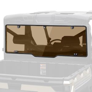 SAUTVS Dark Tinted Rear Windshield for Ranger 1000/XP 17-25, Lightly Fullsize Hard PC Back Window for Polaris Ranger XP 1000 /Crew Diesel XP 900 2017-2025 Accessories