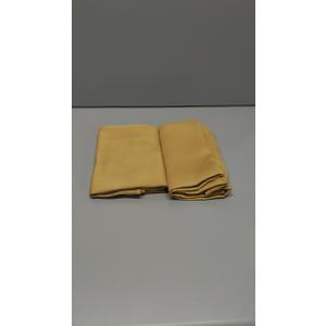 KOUFALL 24 Inch Small Curtains for Kitchen Gold Short Blackout Mini Curtains for Bedroom Bathroom 2 Panels,34x24 in Long (Sun Light Gold)