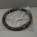 New Leather Car Steering Wheel Cover, Non-Slip Car Wheel Cover Protector Breathable Microfiber Leather Universal Fit for Most Cars(Black)