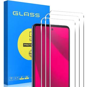 [3 Pack] Tempered Glass Screen Protector Compatible with T-Mobile Revvl 7 Pro 5G with 9H HD Clear Transparent Ultra thin Protective Glass Film