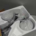 36W LED Tree Floor Lamp, Modern Dimmable Standing Lamp with Remote & Touch Control, 4 Color Temperatures, 3 Rotatable LED Light Floor Lamps for Living Room, Bedroom, Office (Black)