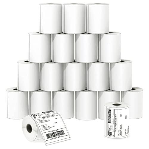 MFLABEL 4x6 Direct Labels, Perforated, Commercial Grade, for Thermal Printer, 250 Labels/1 Roll, 19 Rolls