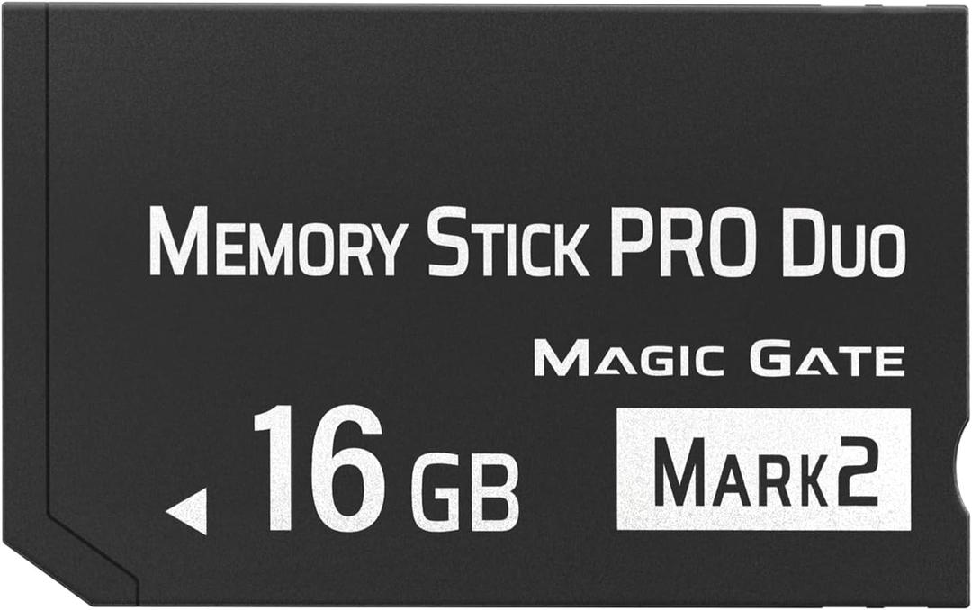 Original 16GB Memory Stick Pro Duo MARK2,High-Speed Memory Stick Duo Compatible with PSP1000 2000 3000 Accessories and Digital Camera Memory Cards
