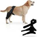 YSPet Premium Adjustable Dog Knee Brace for Torn ACL - Superior Support: Hip Dysplasia Brace & Hind Leg Braces for Medium Dogs; Back and Hip Brace for Canine Recovery, M