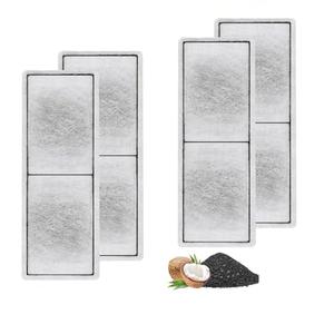 Batator 4 Pack Replacement Carbon D Filter Cartridges for Imagitarium Aquarium Fish Tank Filter, Aquarium Coconut Carbon Cartridge Filter Compatible with Imagitarium Aquariums and Filters