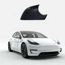 fit For Tesla Model 3 Front Wing Mirror Cover Holder Lower Tray 2017-2025，Black Right Passenger Side Mirror Bottom Cover Replacement for Tesla Model 3 Wing Repair(right）