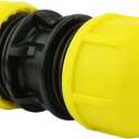 HOME-FLEX Underground IPS Yellow Poly Gas Pipe Coupler (1/ 2)