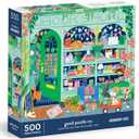 Good Puzzle Co Bookshop Cats – 500 Piece Jigsaw Puzzle Featuring Beautiful Artwork of A Cozy Bookshop Storefront with Cats