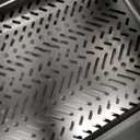 TIUUBT Stainless Steel Sifting Litter Box for Pine Pellets, Sifting Cat Litter Box with Sifter, High Side for Small Cats, AntiLeakage, Odor Control, Includes Scooper, 17.7" x 13.8" x 11"