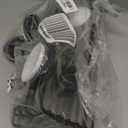 LEVERLOC Shower Caddy Suction Cup, 2 Pack suction shower shelf with Hooks & Soap holder, NO-Drilling Bathroom Holder, Rustproof bathroom organizer, Black