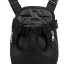 Pet Carrier Backpack - Adjustable Dog Carrier for Hiking, Travel & Carrying - Puppy & Dog Front Carrier (Medium, Black)