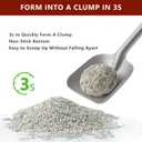 Clumping Cat Litters 2 Pack, 7.5lb Sodium Bentonite Cat Litter - Fast Clumping, Dual Odor Control with Enzymes, Low Dust & Safe for Cats