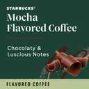 Starbucks Ground Coffee, Flavored Hot or Iced Coffee, Mocha, Six 11 oz Bags (EXP 06/06/26)