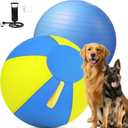 18 Inch Herding Ball for Dogs with Durable 1000D Oxford Cover - Interactive Dog Toy with Handles for Medium Breeds, Anti-Burst & Heavy Duty Herding Ball for Australian Shepherds, Border Collies