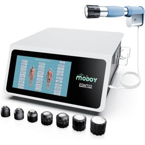 2026 MODOY Shockwave Therapy Machine for Joint/Muscle Pain Relief, FSA/HSA Eligible Shockwave Therapy, Non-Invasive Extracorporeal ESWT Shock Wave Therapy Device, Ideal for Home & Clinical Use(White)