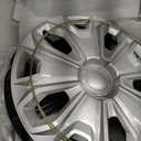 Hubcap Wheel Covers for 2015-2026 Ford Transit 150 250 350 350HD ABS Hubcap Replacement Set of 4, 17 inch Silver