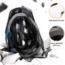 ROCKBROS Kids Full Face Helmet Kids Bike Helmets Lightweight Toddler Mountain Bike Helmet Detachable for MTB BMX Skating Cycling Scooter Safety Bicycle Helmets for Youth Child Boys Girls Ages 3-16, Small