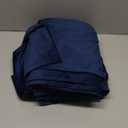 RYB HOME Velvet Curtains 108 inches - Blackout Curtains for Living Room,Thermal Insulated Noise Reducing Panel Soft Vertical Sense Window Decor for Cottage Farmhouse, Navy Blue, W52 x L108, 2 Panels