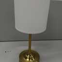 Touch Control Cordlss Table Lamp, USB-C Rechargeable Lamp with Stepless Dimming, 4000mAh Battery Operated Vintage Bedside Lamp for Bedroom, Living Room, Night Light & Emergency Lighting, Brass