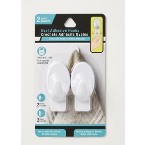 Adhesive hooks 2 Packs