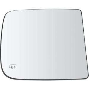 Trail Ridge Passenger Side Upper Mirror Glass Heated Towing Mirror with Backing Plate For Factory Equipped Mirrors Only 1 Piece Compatible with 2019-24 Ram 1500