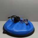 ZELUS Balance Ball Trainer with Resistance Bands and Foot Pump, Inflatable Yoga Ball for Home Gym Workouts, 23 Inch Exercise Half Ball for Balance Training Core Strength Fitness More, 330lb Cap (Blue)