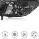 LED Tail Lights Assembly Outer Tail Light Rear Lamp Compatible with 2020 2021 2022 Ford Escape Kuga Taillight Rear Brake Lamp Signal Left Driver Side LJ6B13405AH, LJ6Z-13405-C,FO2804128