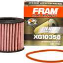 FRAM Ultra Synthetic Automotive Replacement Oil Filter, Designed for Synthetic Oil Changes Lasting up to 20k Miles, XG10358 (Pack of 1) (One Size)