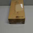 Kingsyard 2 Pack Tube Feeders with 6 Feeding Ports for Outdoors Hanging, Premium Hard Plastic Weatherproof & Steel Hanger, Attracting for Wild Birds (Black)