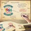 2 x Cool 60th Birthday Card Gifts for Women Men, Happy 60th Birthday Decoration for Mom Dad, Gifts for 60 Year Old Woman Man